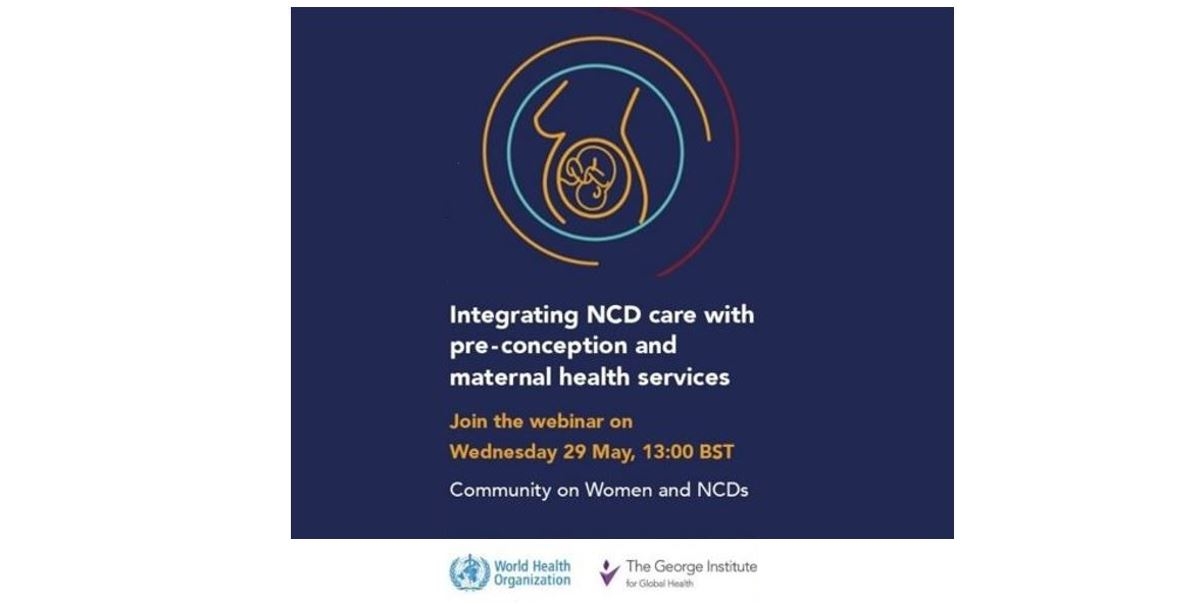 image of webinar 2 flyer on integrating NCD care