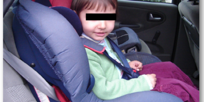Child restraint to prevent injuries in RTCs
