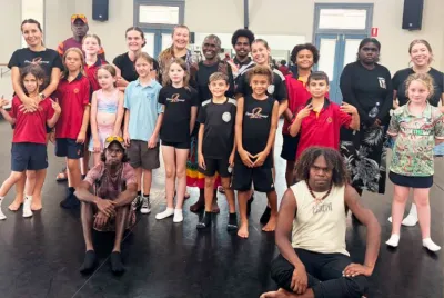 Northern Territory cultural tutors visiting Dance2Kinnect Gosford