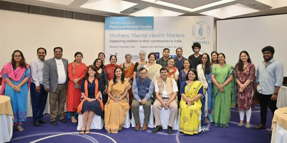 Perinatal mental health event group photo