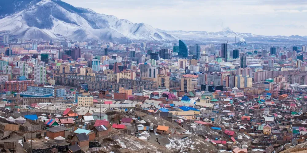 Public health map showing high stroke and ischaemic heart disease burden in Mongolia