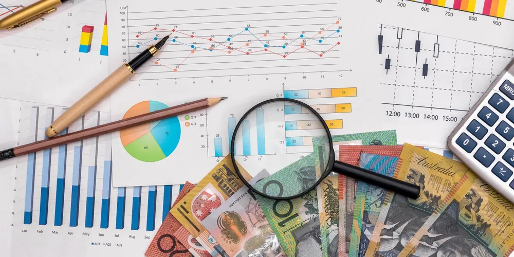 Budget graph and money