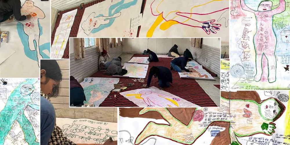 Acid attack survivors