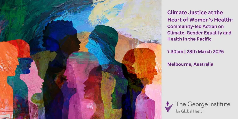 Climate justice women's health