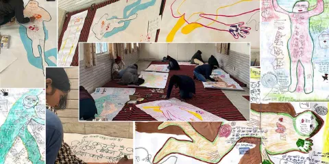 Acid attack survivors