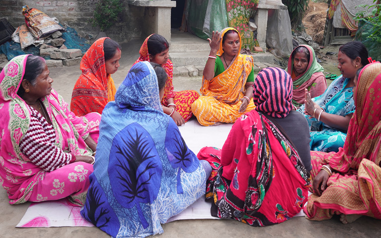 Group of women sitting