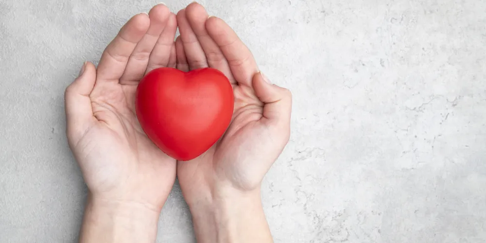 Happy healthy heart